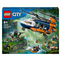 Lego 60437 city exploration jungleonderzoekers helikopter bij de basis