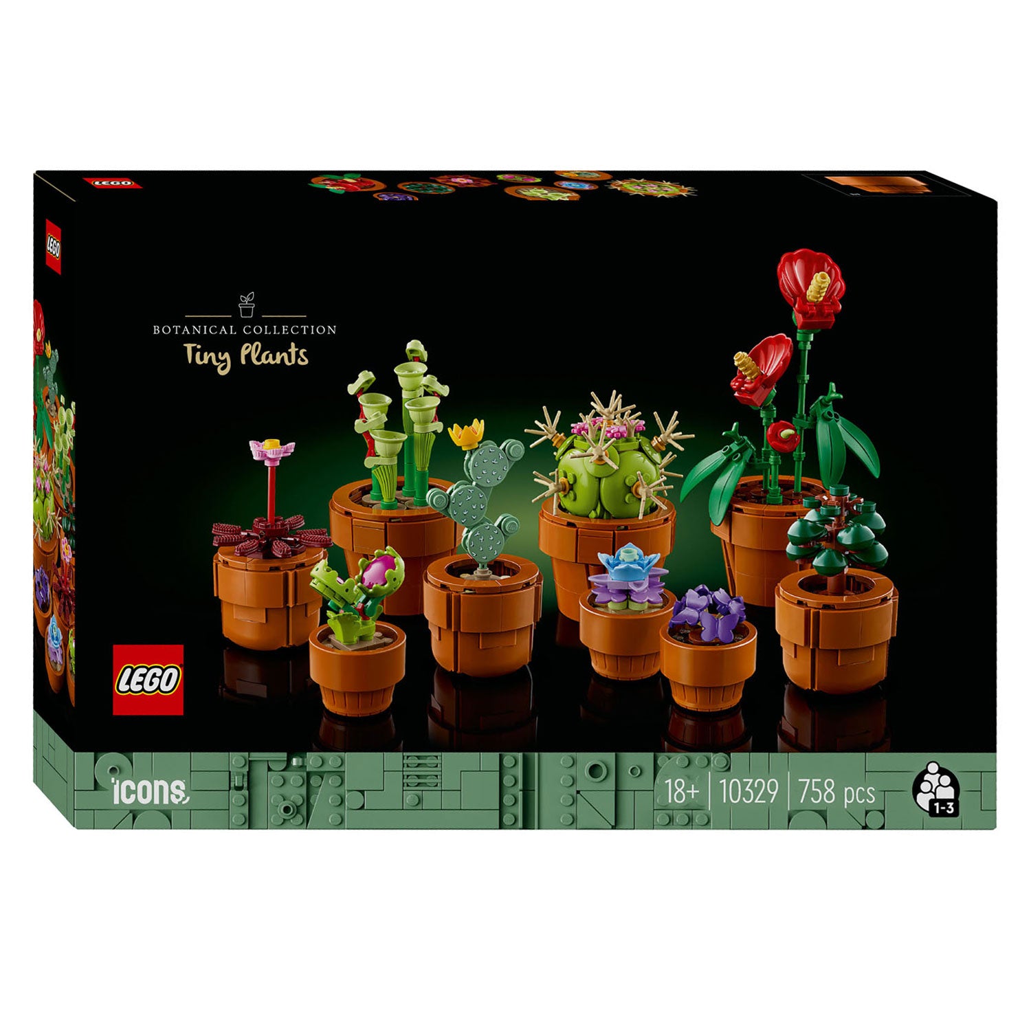 LEGO - icons 10329 miniplantjes