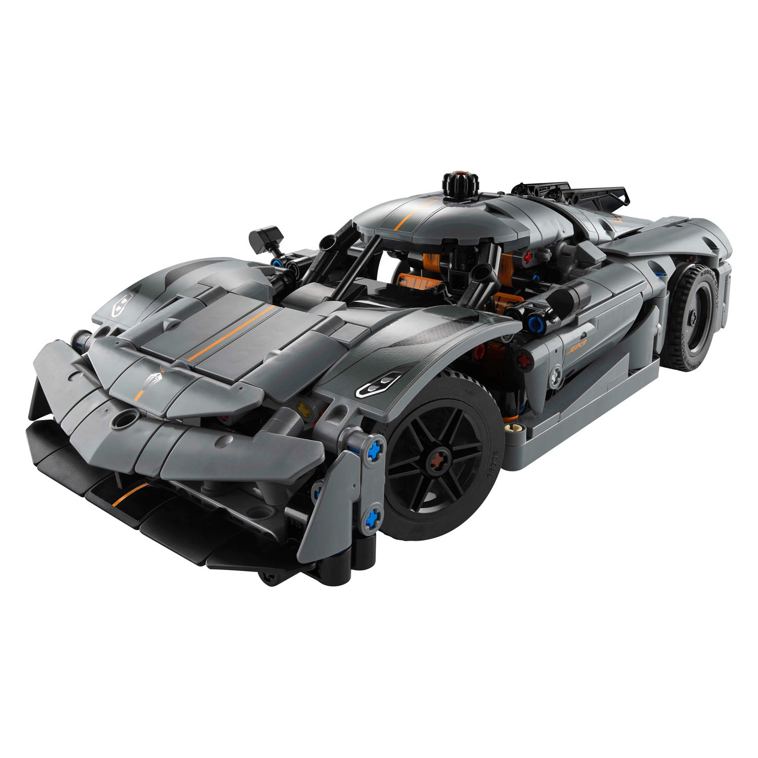 LEGO - technic 42173 koenigsegg jesko absolut grijze hypercar