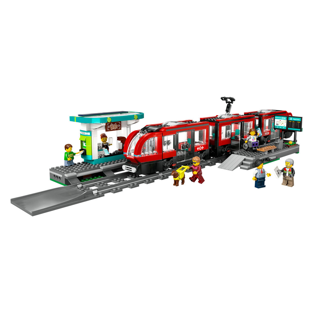 LEGO - city stadstram en station - 60423