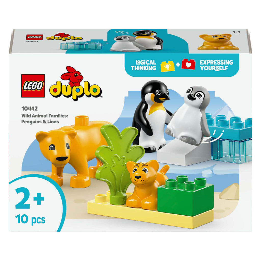 LEGO - duplo town 10442 families van wilde dieren: pinguïns en leeuwen