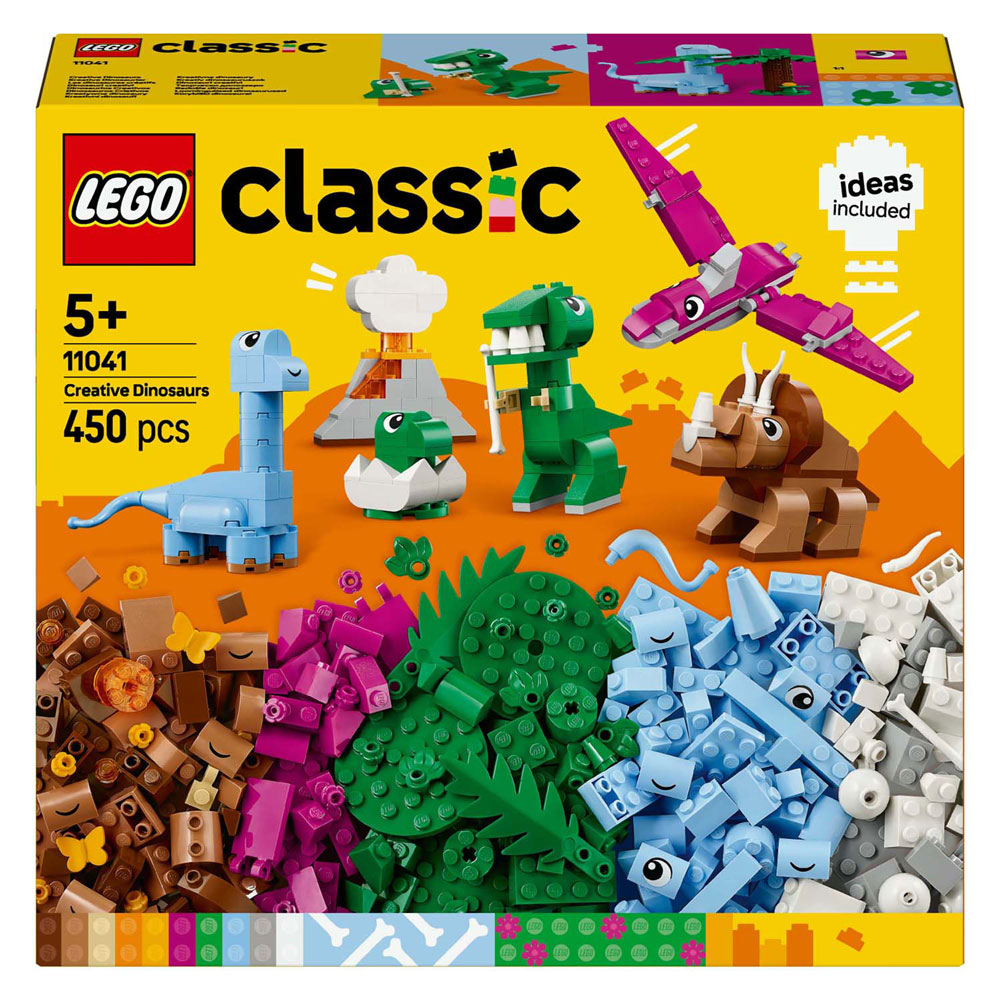 Lego classic - creatieve dinosaurussen constructiespeelgoed (11041)