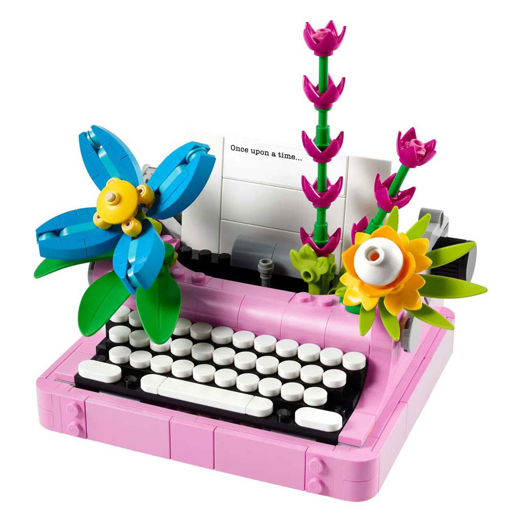 LEGO - creator 3in1 typemachine met bloemen keytar en bloempot speelgoed voor kinderen 31169