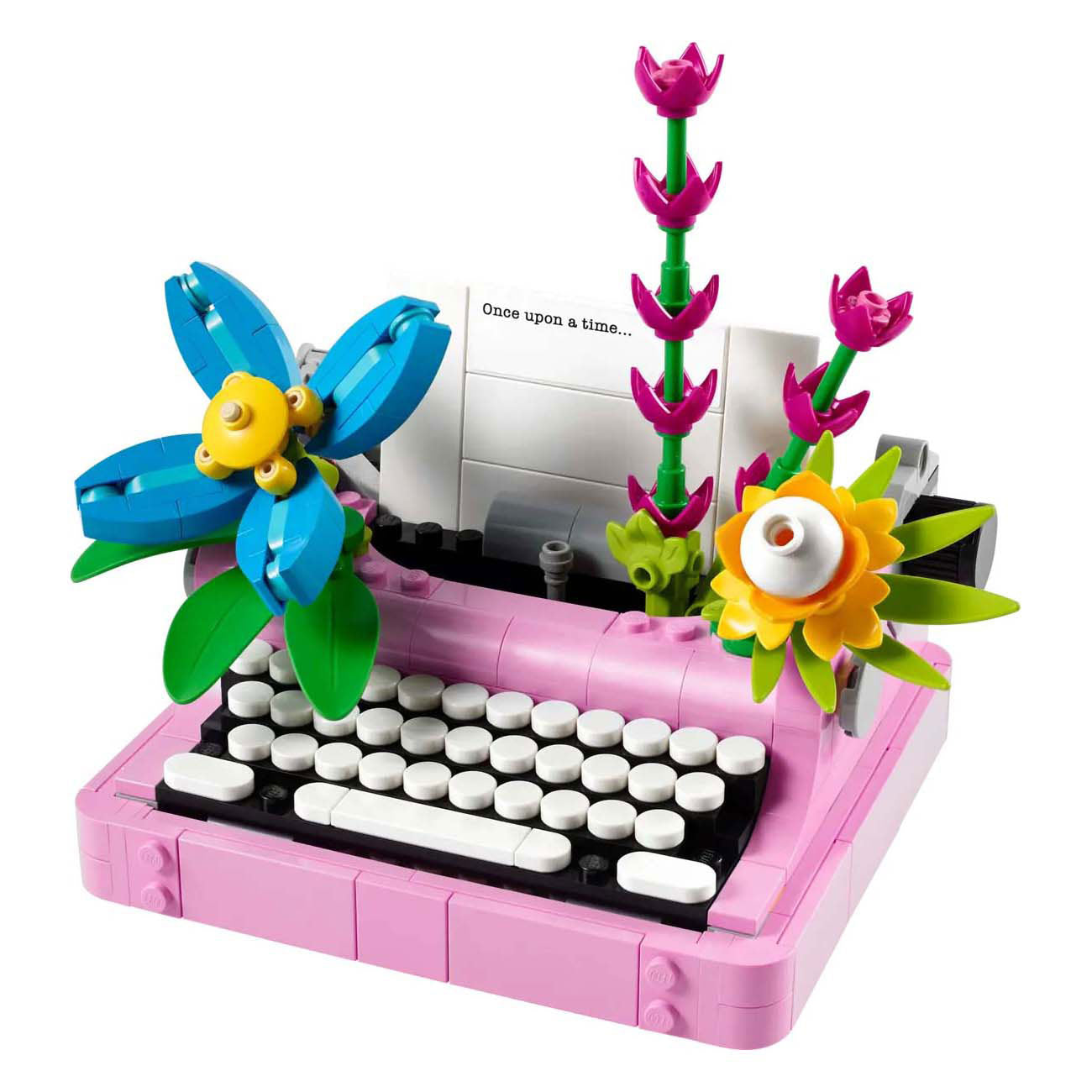LEGO - creator 3in1 typemachine met bloemen keytar en bloempot speelgoed voor kinderen 31169