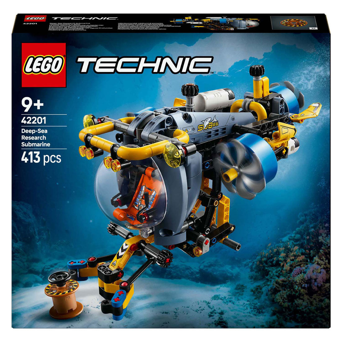 Lego technic onderzeeër voor diepzeeonderzoek - 42201