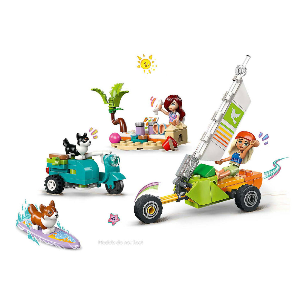 Lego friends - surf- en scooterplezier met de honden constructiespeelgoed (42641)