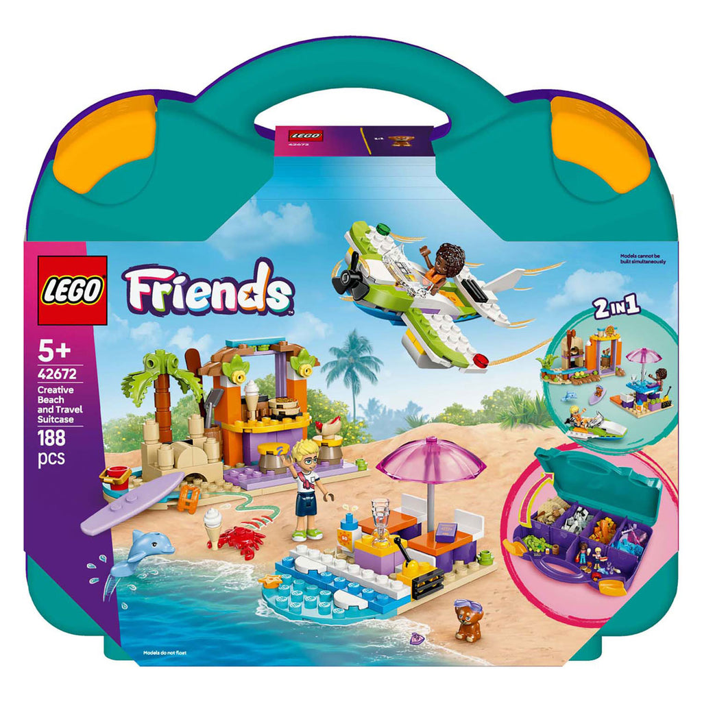 Lego friends - creatieve strandkoffer constructiespeelgoed (42672)