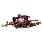 LEGO - city f1 pitstop en pitcrew met ferrari auto - 60443