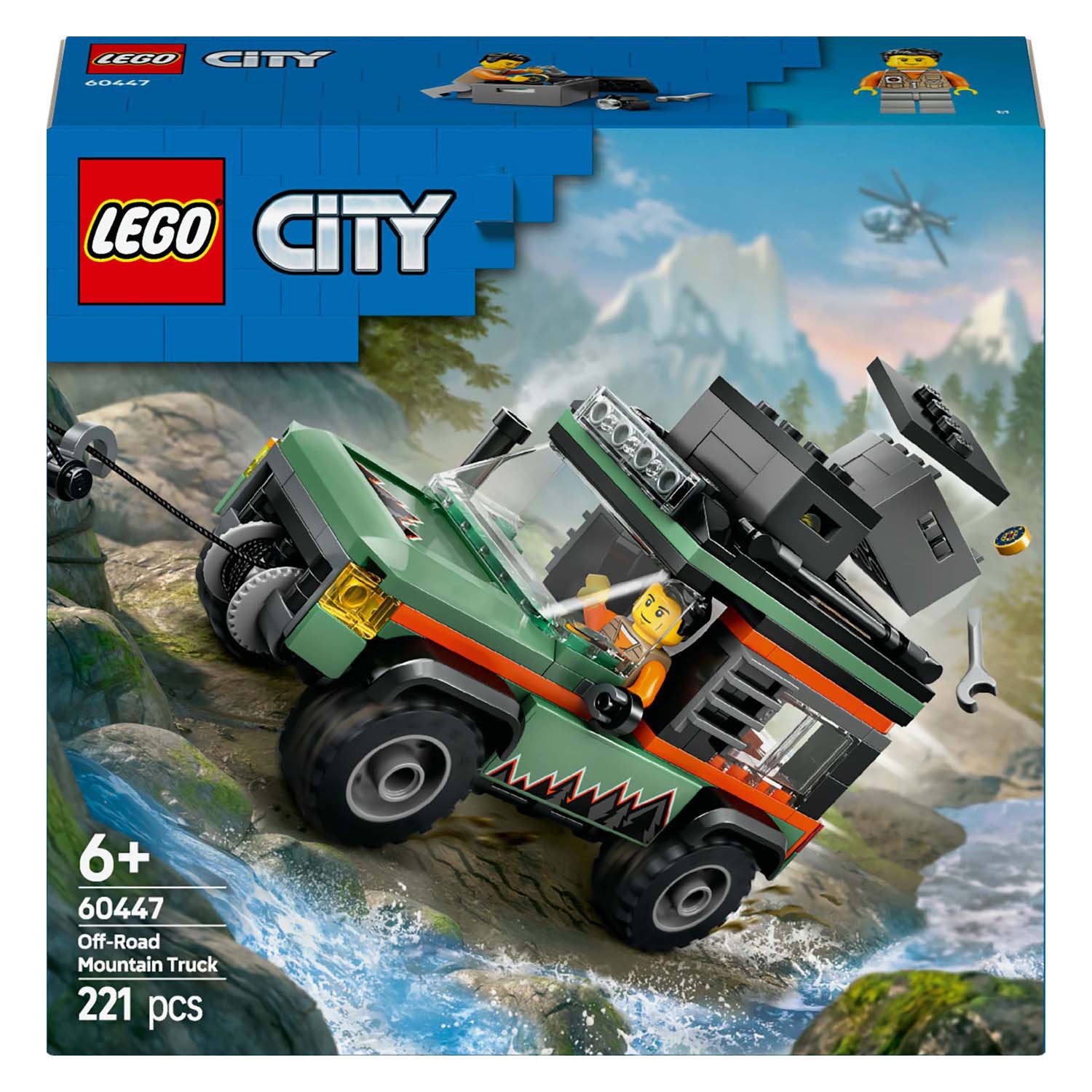 Lego city - 4x4 terreinwagen voor in de bergen constructiespeelgoed (60447)