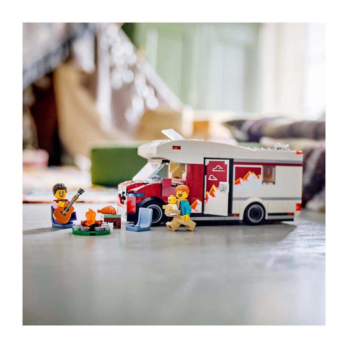 Lego city avontuurlijke camper voertuigset - 60454