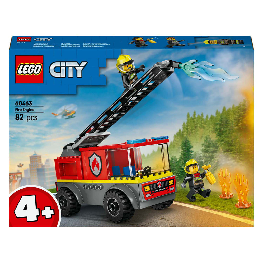 Lego city - brandweerauto constructiespeelgoed (60463 | ladderwagen)