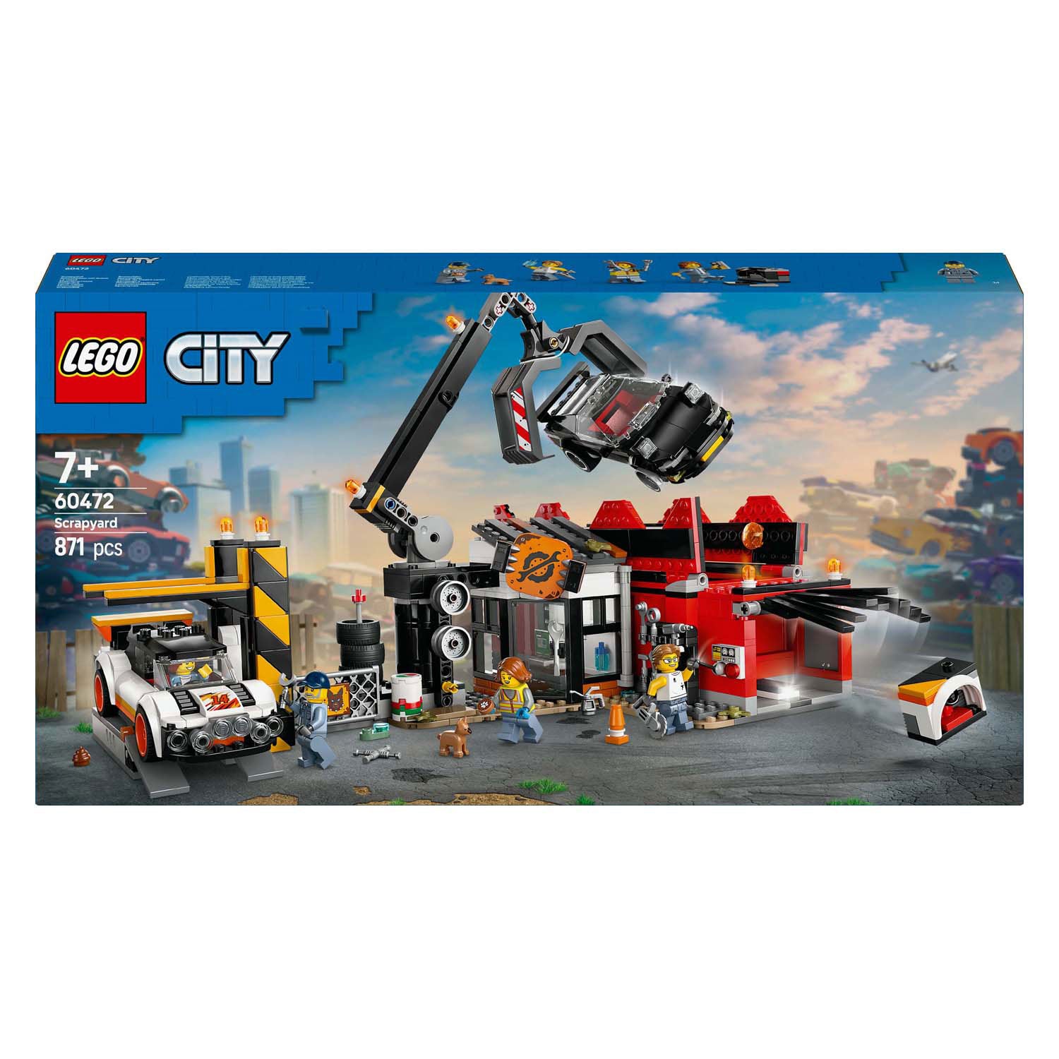 Lego 60472 my city schroothoop met auto's