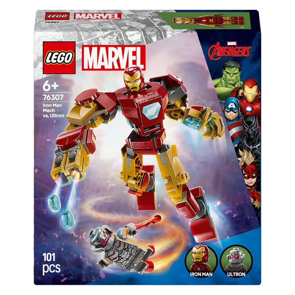 Lego ® marvel iron man mecha vs. ultron speelset - 76307