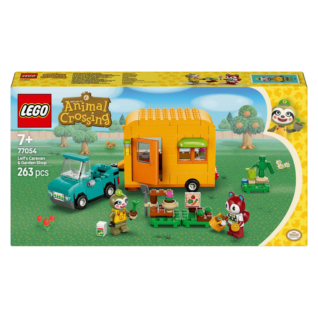 Lego animal crossing leifs caravan en tuinwinkel