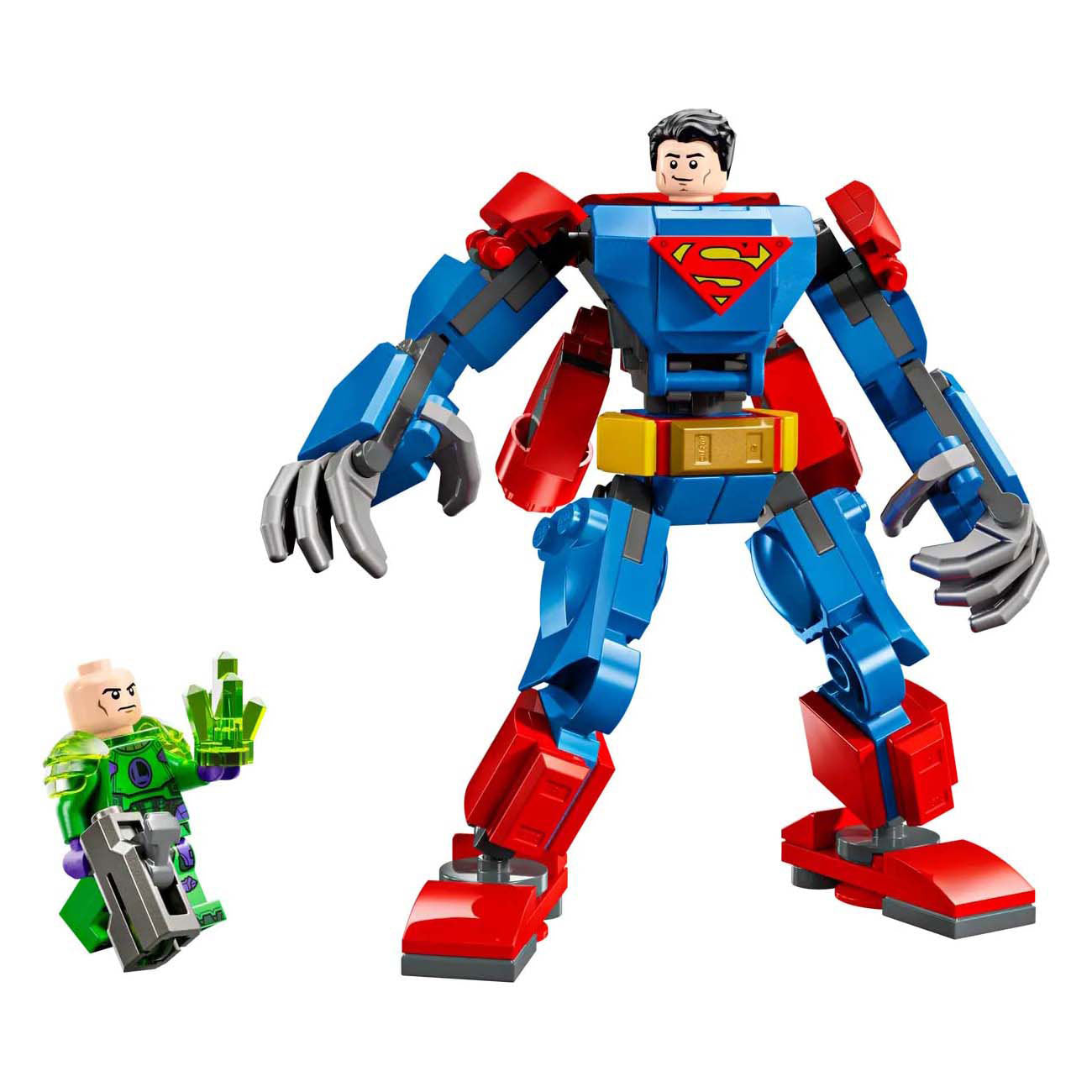Lego 76302 super heroes dc superman mecha vs. lex luthor | 2 stuks
