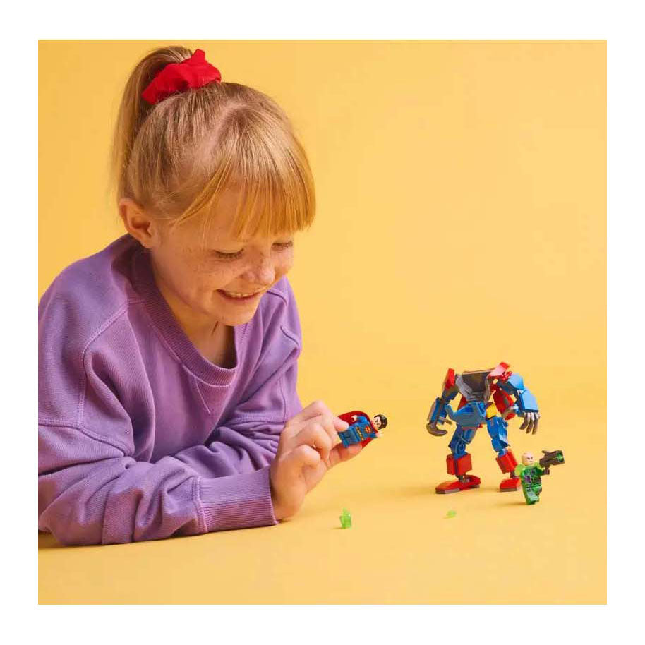 Lego 76302 super heroes dc superman mecha vs. lex luthor | 2 stuks