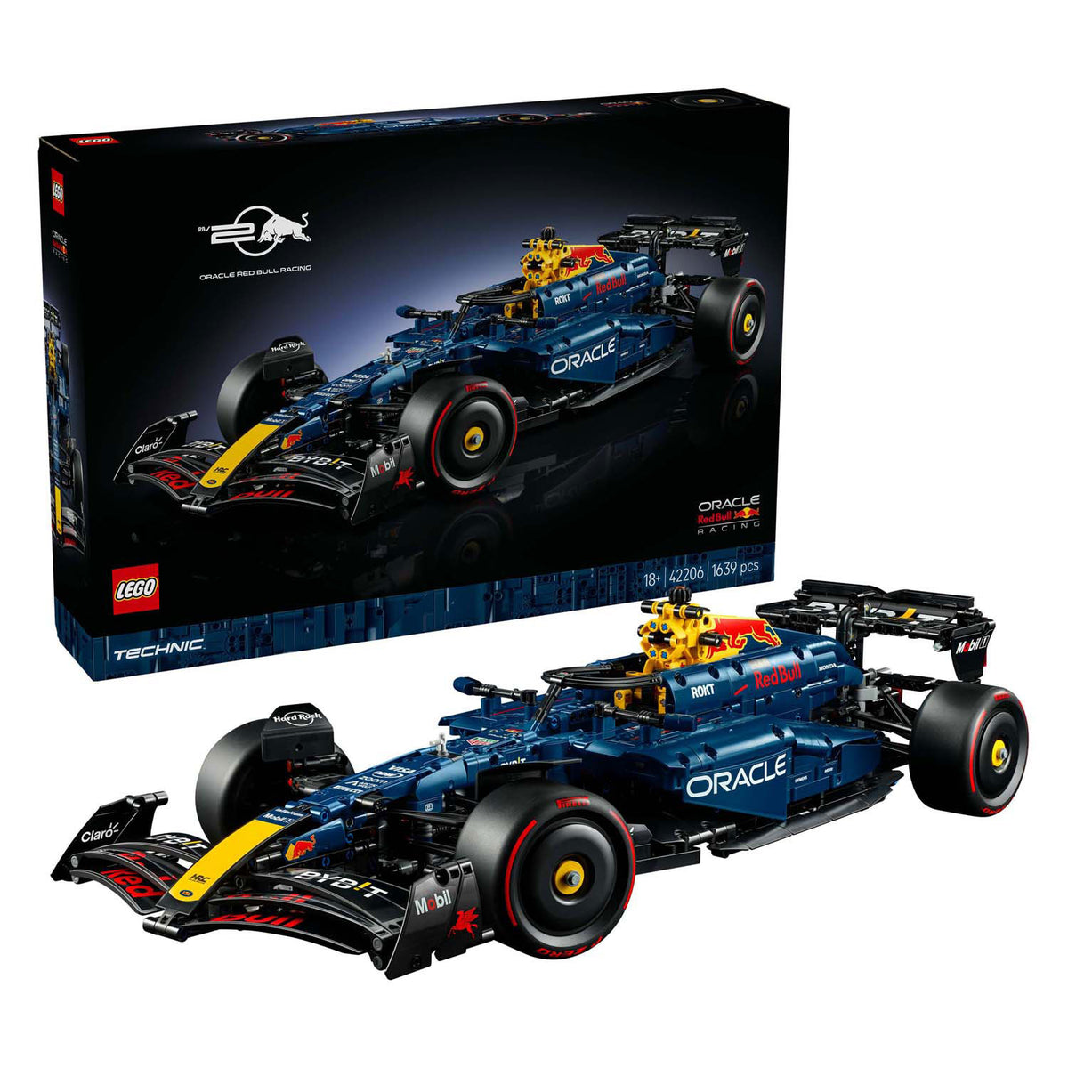 LEGO - technic oracle red bull racing rb20 f1 auto bouwpakket voor volwassenen 42206
