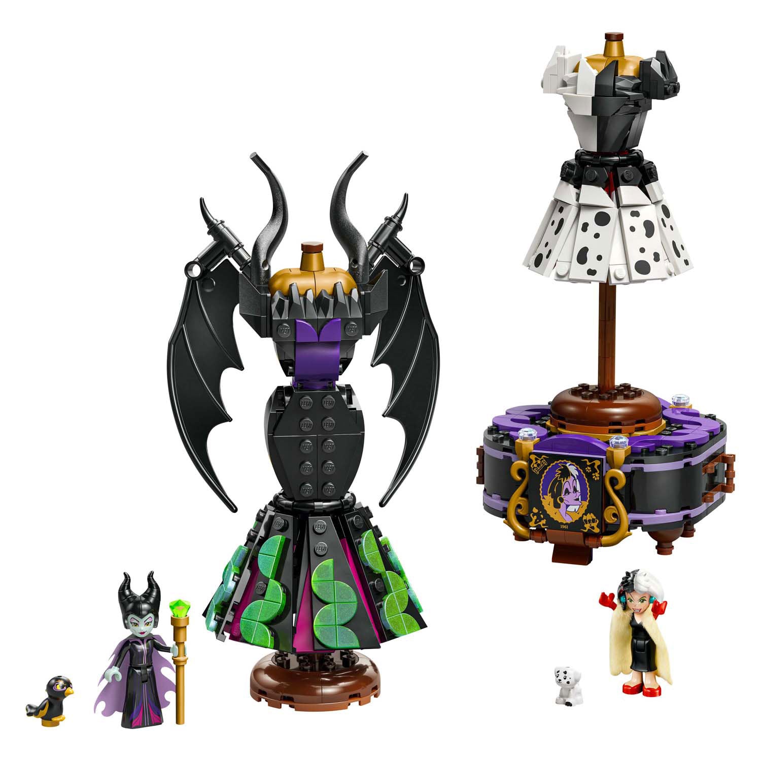 LEGO - ® disney villains - de jurken van maleficent en cruella de vil - 43262