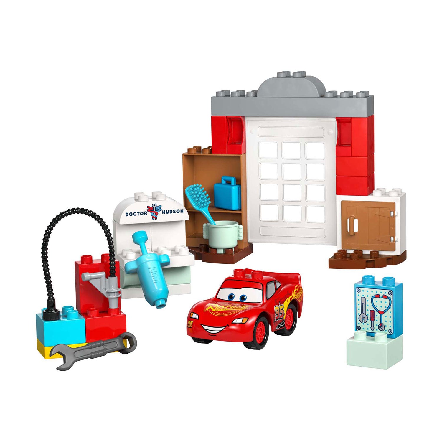 LEGO - duplo disney en pixar cars mcqueens bezoek aan docs garage - 10456