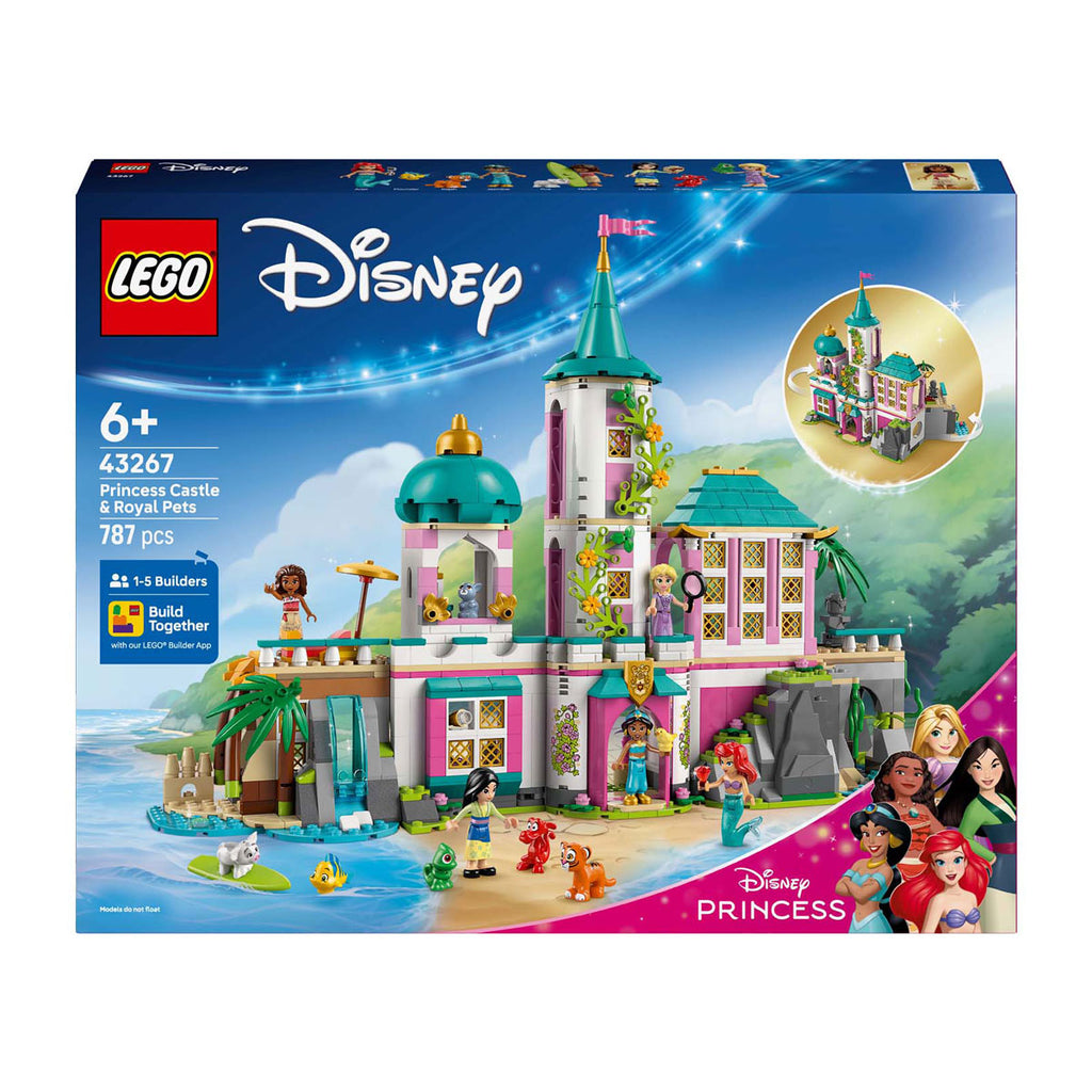 LEGO - disney 43267 prinsessenkasteel en koninklijke huisdieren