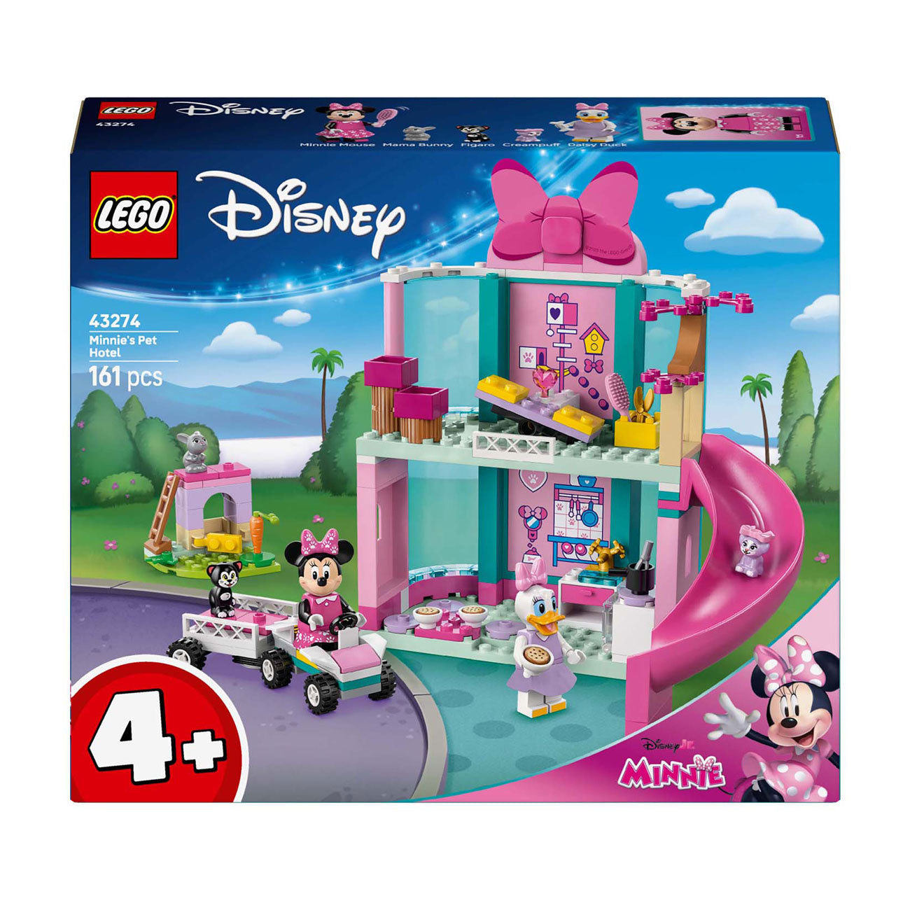 Lego disney mickey and friends - minnie's huisdierenhotel constructiespeelgoed (43274)