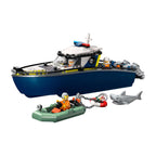 Lego city - achtervolging met politieboot constructiespeelgoed (60456)