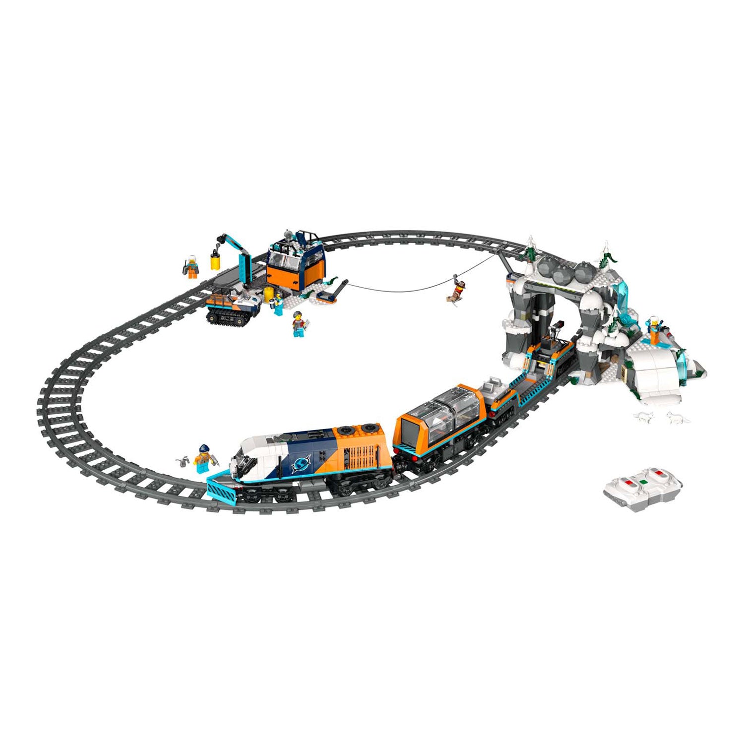 LEGO - city 60470 onderzoekstrein op de noordpool