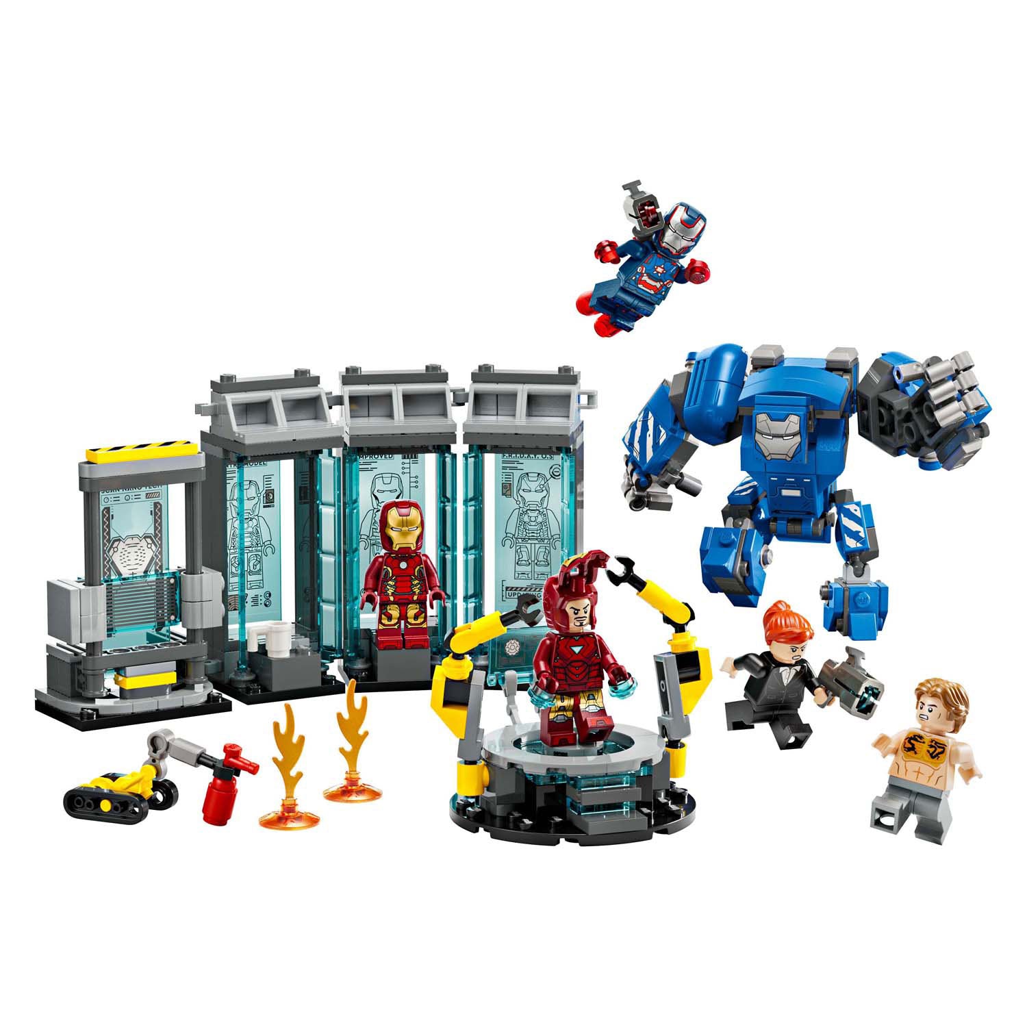 LEGO - marvel iron mans laboratorium: harnasruimte set - 76315