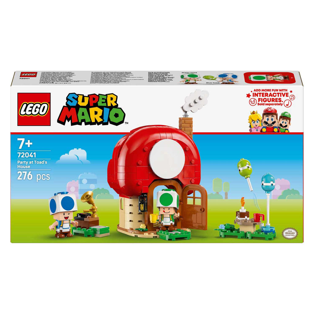 LEGO - super mario 72041 toads huisfeestje
