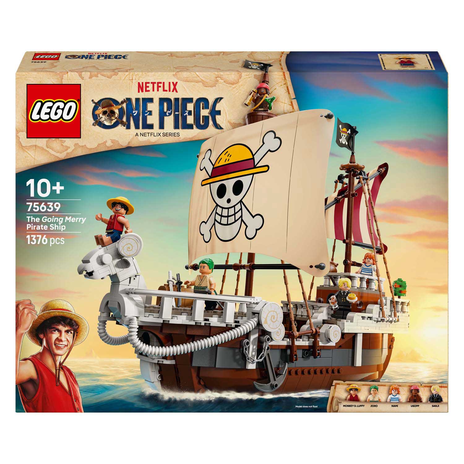 Lego one piece 75639 het piratenschip going merry