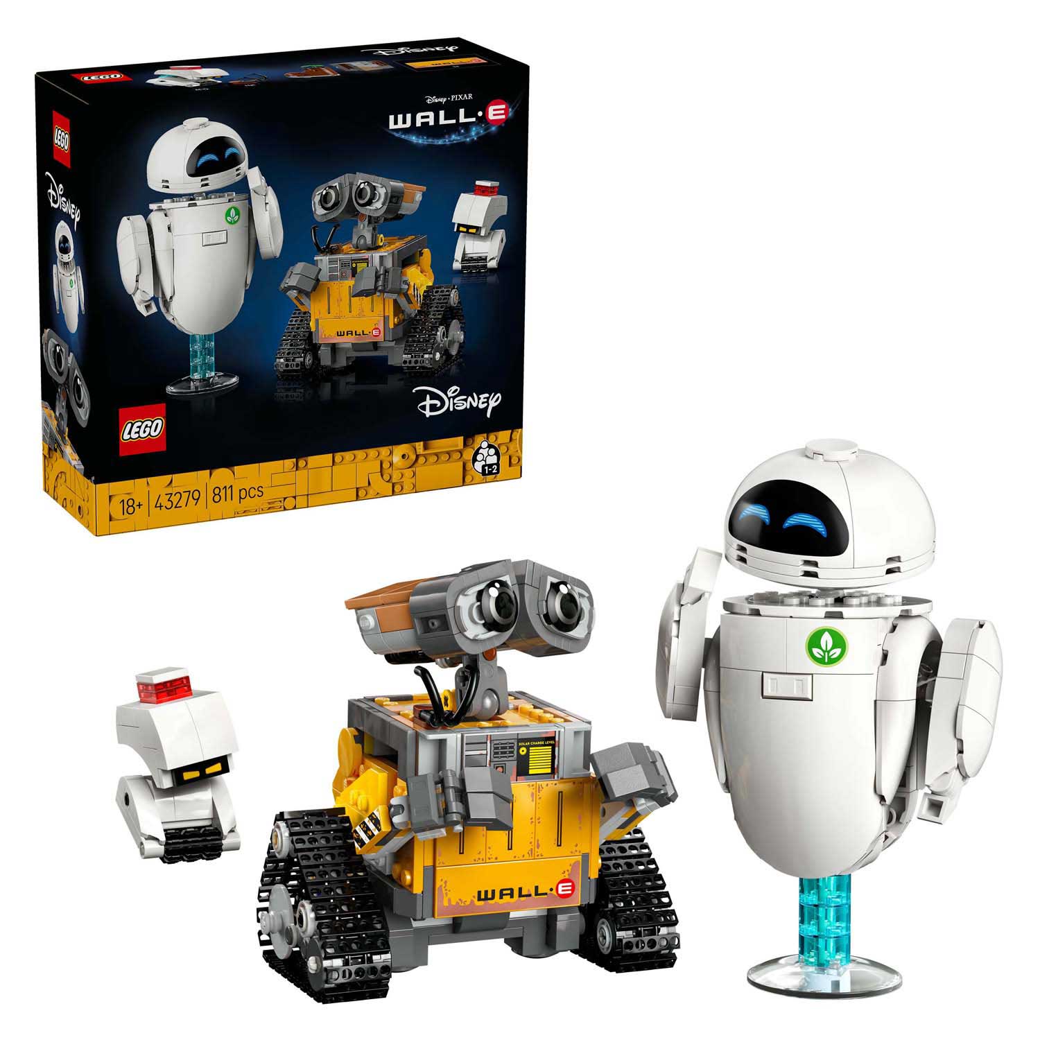 Lego disney 43279 pixar wall-e en eve