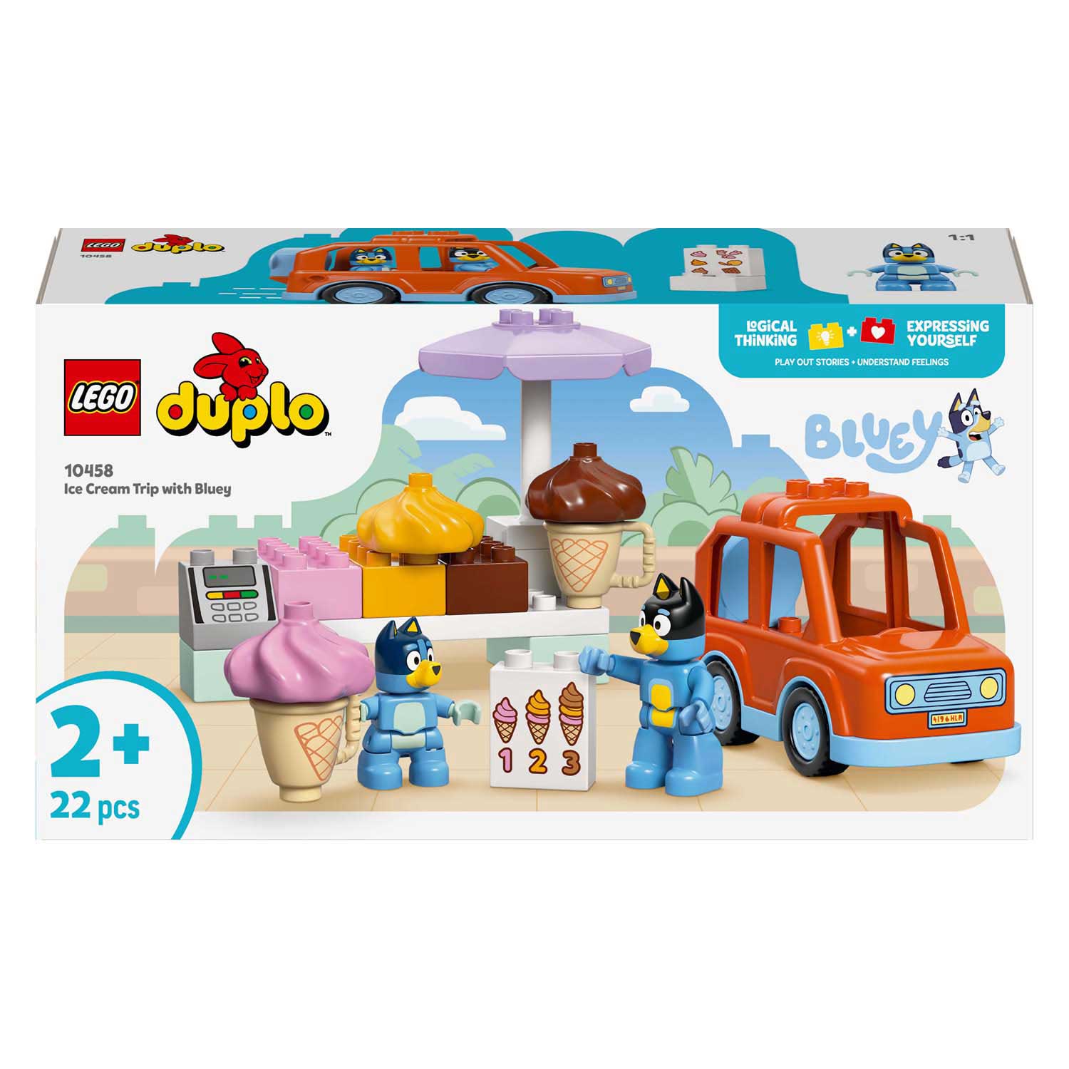 Lego duplo 10458 een ijsje halen met bluey