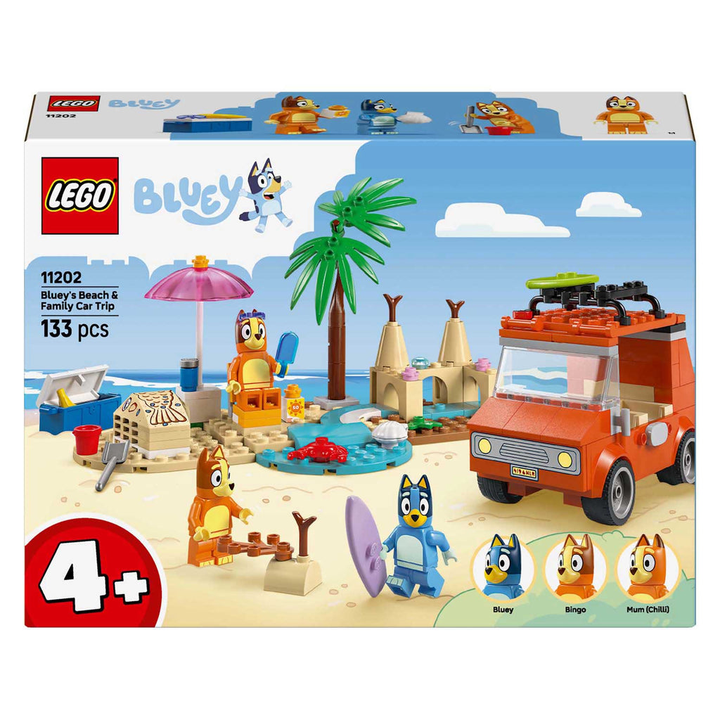 Lego duplo 11202 bluey's autorit naar het strand