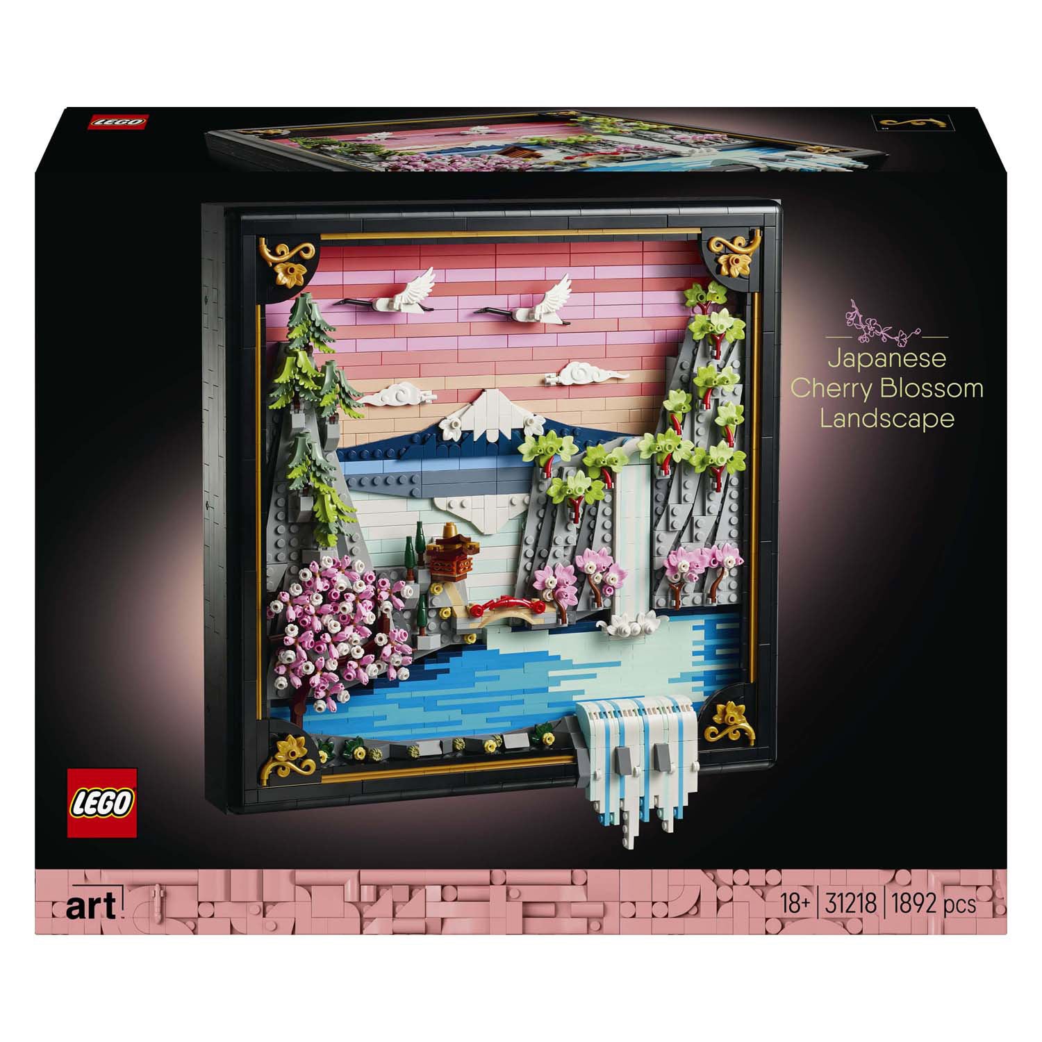 Lego art - landschap met japanse kersenbloesems constructiespeelgoed (31218)