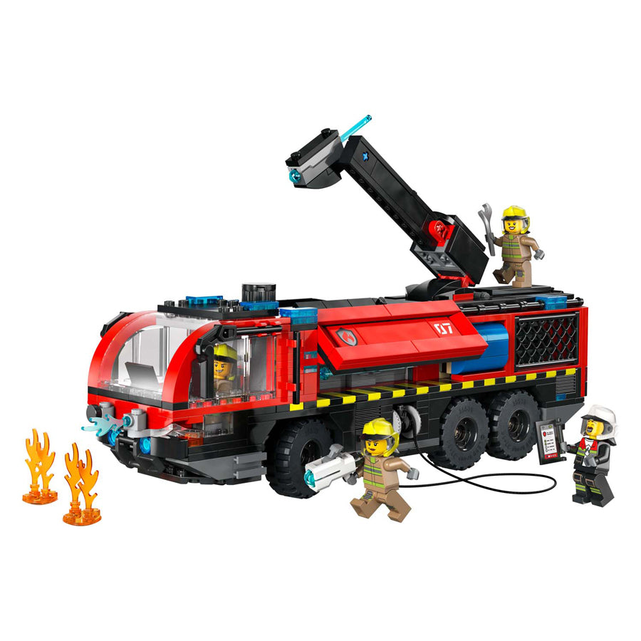 Lego city - luchthaven brandweertruck constructiespeelgoed (60499)