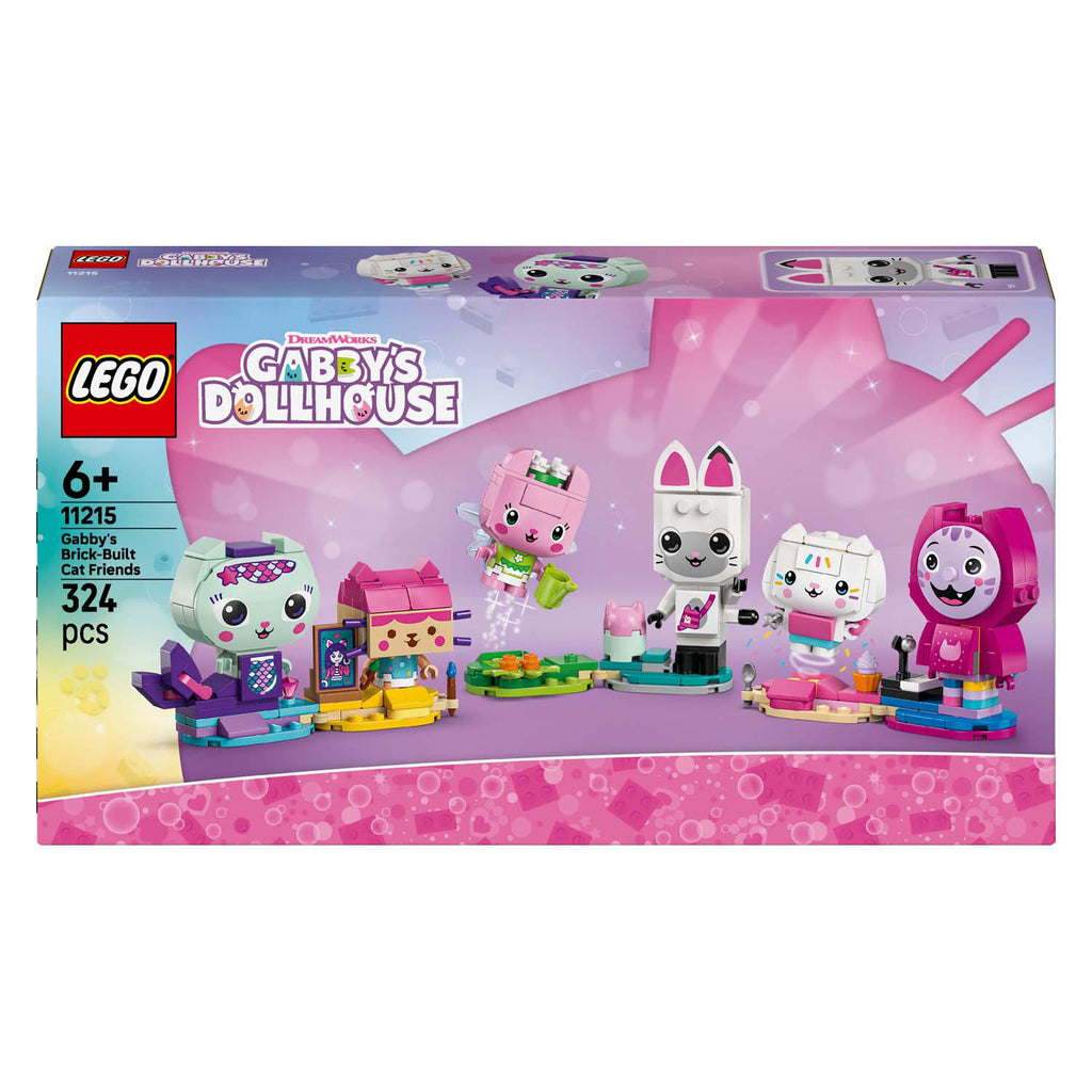 LEGO - gabby's poppenhuis - gabby’s bouwbare kattenvriendjes constructiespeelgoed (11215)