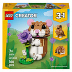 Lego creator 31376 schattige hamster met bloem