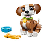 Lego schattige dieren: speelse puppy constructiespeelgoed (31382)