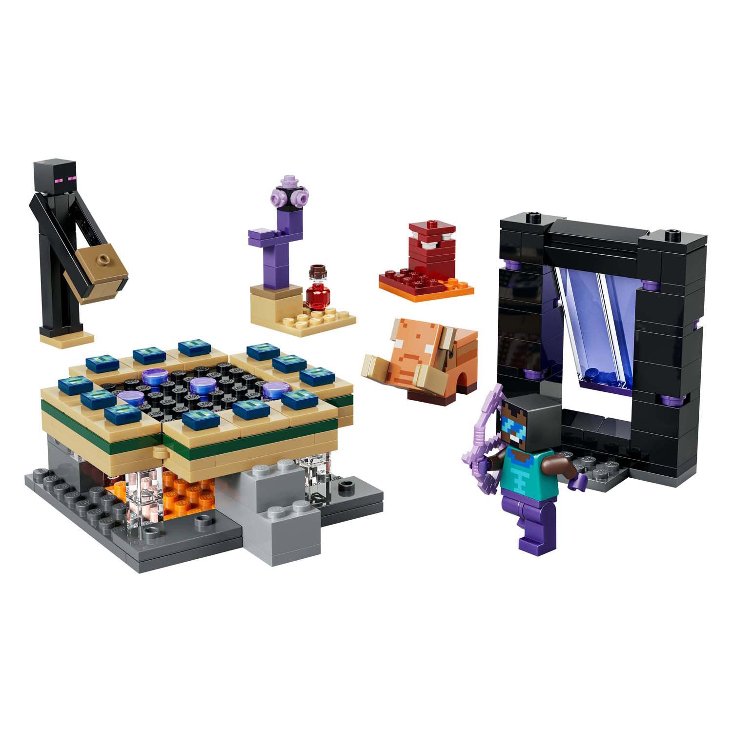 Lego minecraft - reis naar de nether en het end-portaal constructiespeelgoed (21584)