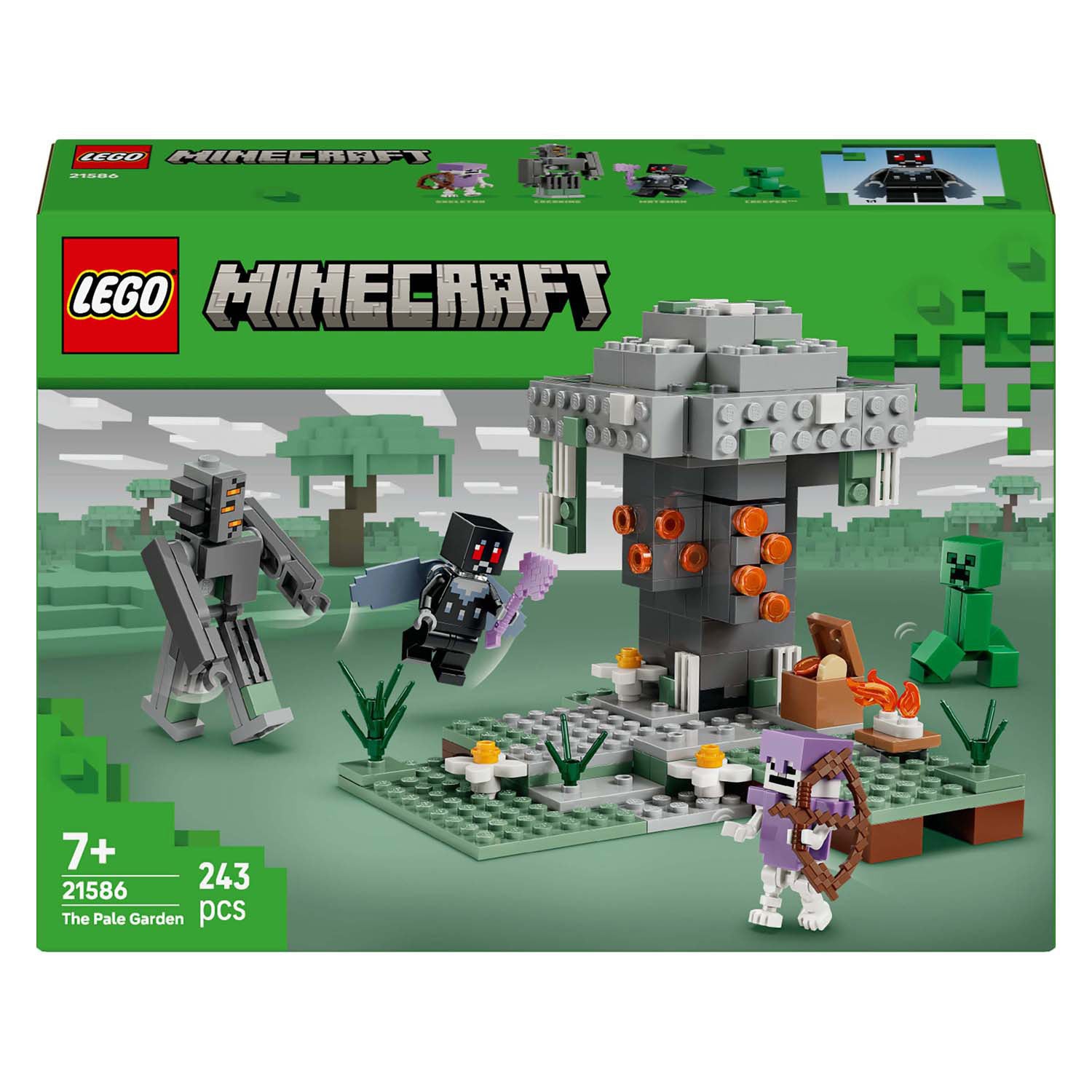 Lego minecraft the pale garden constructiespeelgoed