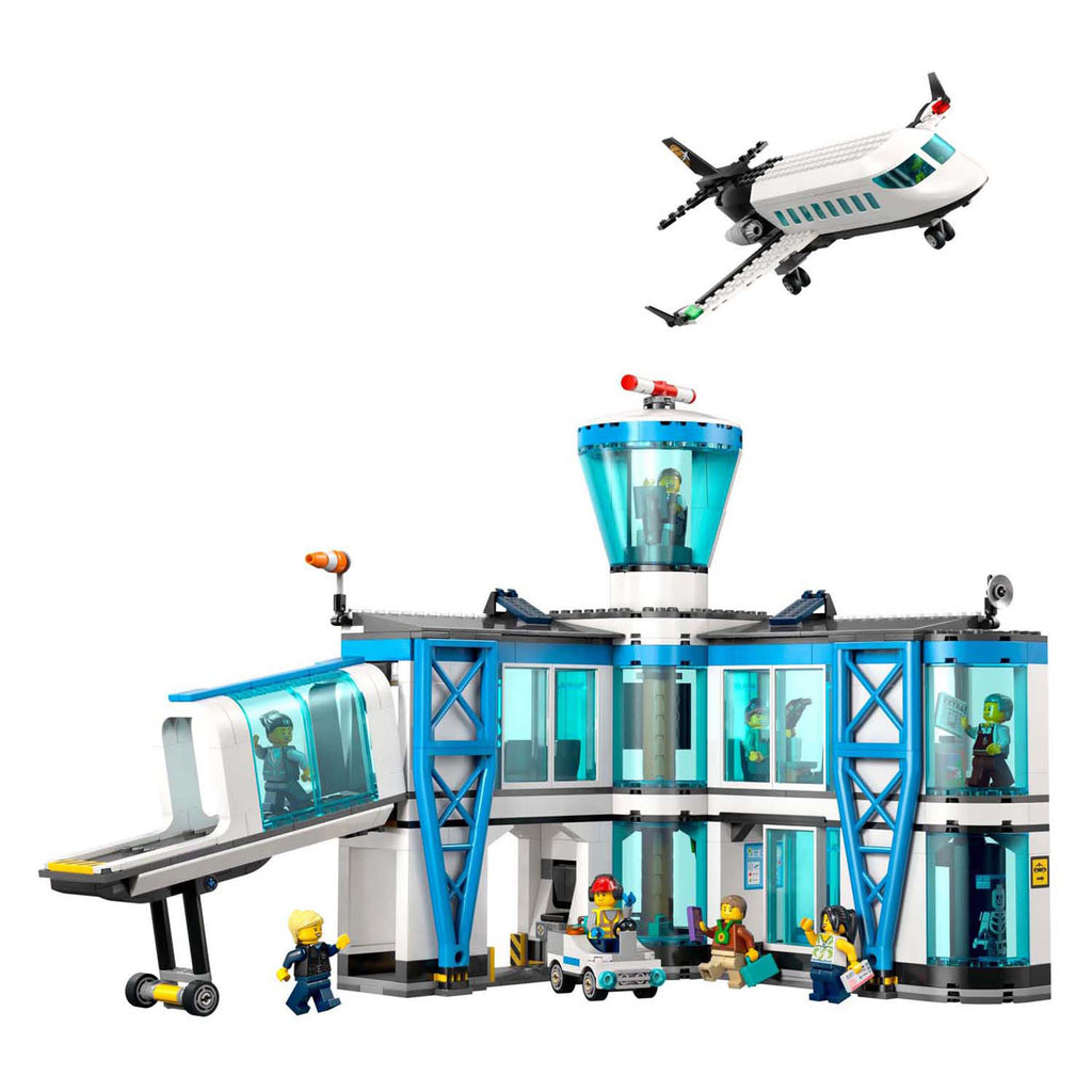 Lego city - luchthaven met vliegtuig constructiespeelgoed (60502)