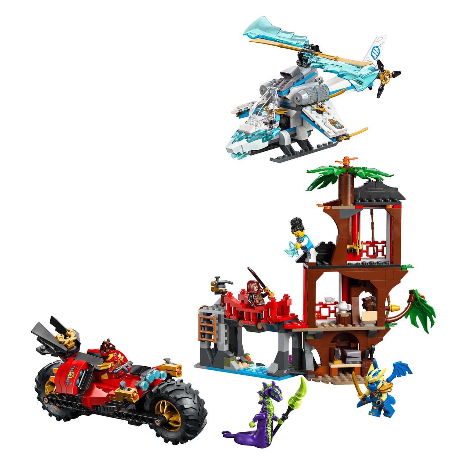 LEGO - ninjago 71857 ninjavoertuigen bij de boomhut