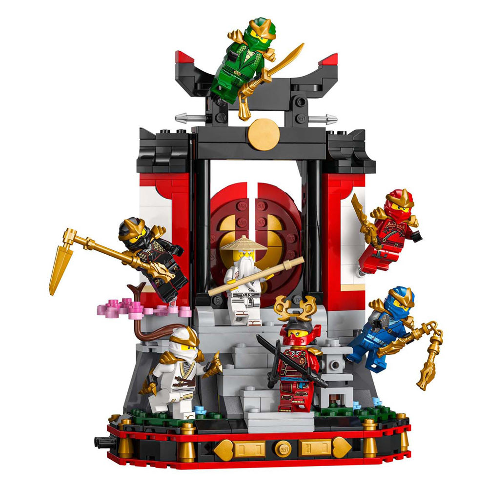Lego ninjago 71866 15jarig jubileum display met ninjapersonages