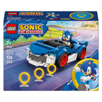 Lego sonic the hedgehog - sonic's car: speedster lightning constructiespeelgoed (77117)