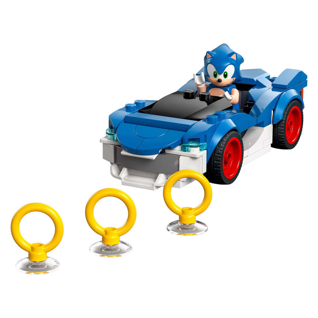 Lego sonic the hedgehog - sonic's car: speedster lightning constructiespeelgoed (77117)