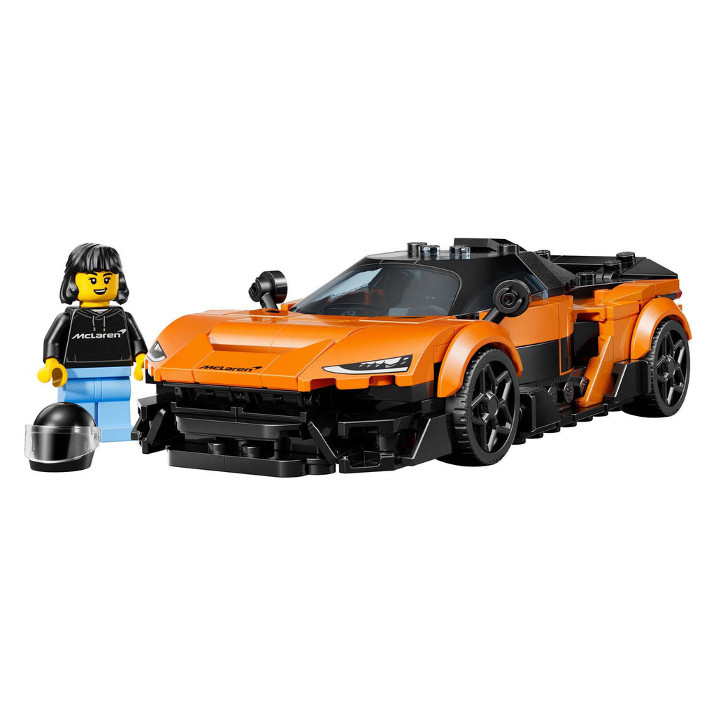 LEGO - ® speed champions mclaren w1 – de echte supercar met 1 minifiguur - raceauto - 77257