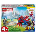 Lego marvel spidey on his motorcycle vs. rhino - 11206