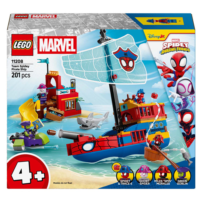Lego marvel 11208 team spidey piratenschip