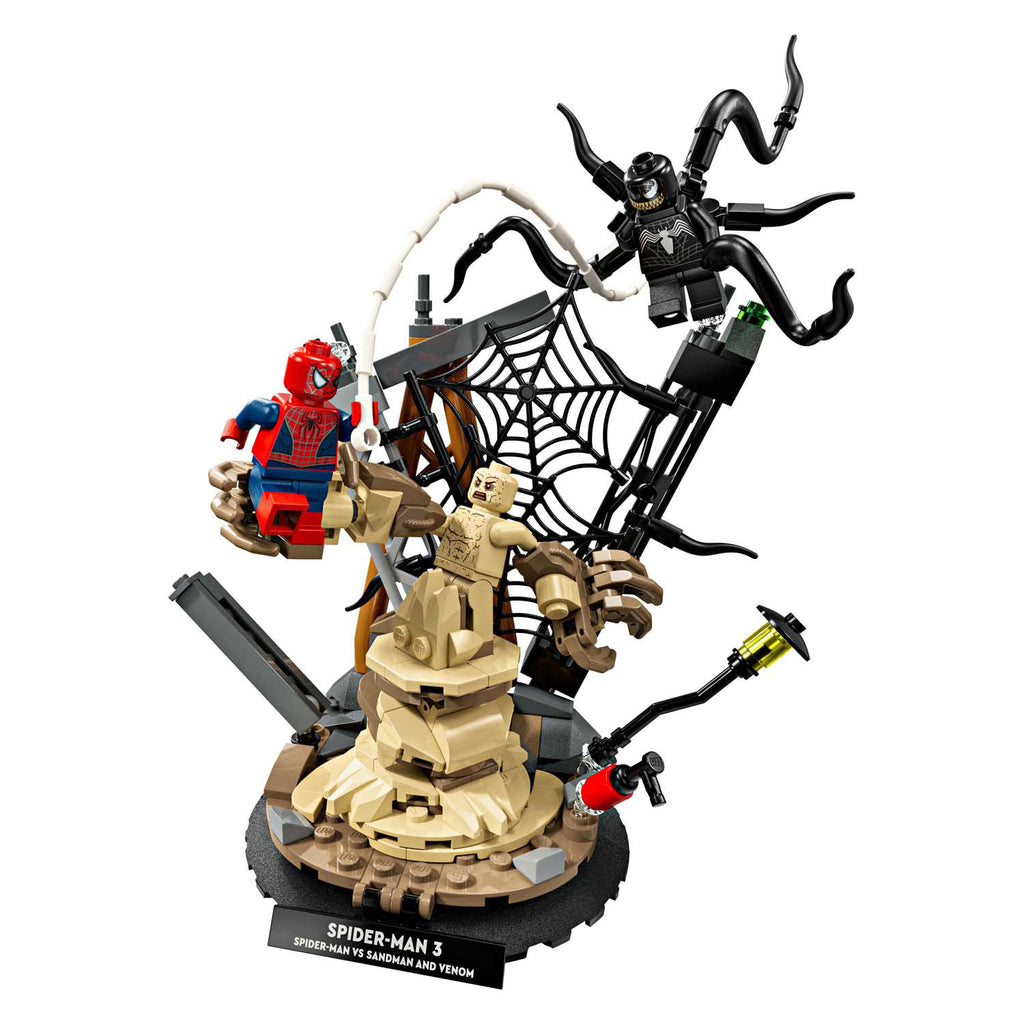 Lego marvel - ultieme strijd: spider-man vs. sandman constructiespeelgoed (76334)