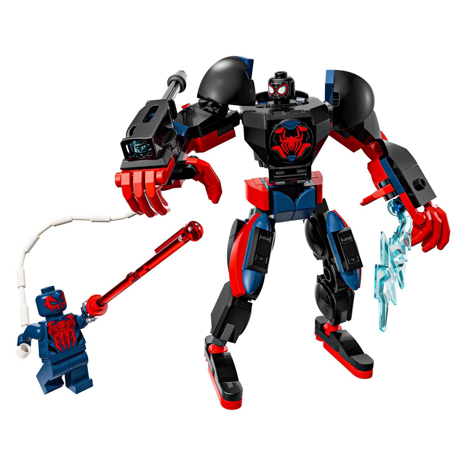 Lego marvel 76337 miles morales mecha vs. spider-man